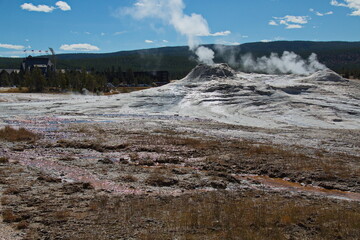 Goggles Spring in Yellowstone National Park in Wyoming in the USA
