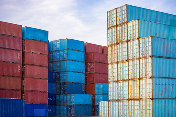 Busy China Container terminal