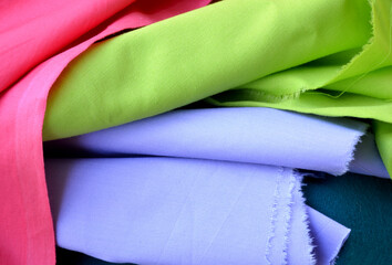 close-up colorful fabric texture background