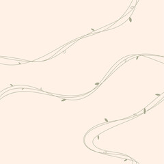 Vector illustration isolated seamless pattern background. Doodle objects, hand drawn lines, pastel colorl.