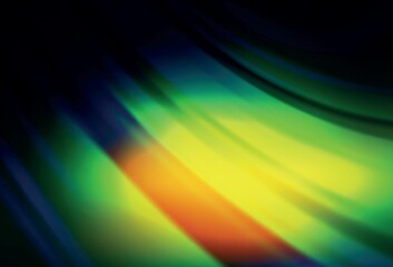 Dark Blue, Green vector abstract blurred background.