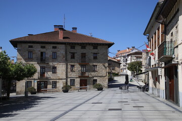Fototapeta na wymiar House in a village of Basque Country