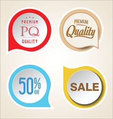 Abstract modern sale vector badges collection 