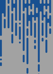 Abstract Rounded Color Lines halftone transition background illustration