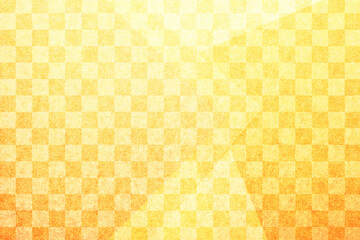 和紙 金 市松模様 正月 背景