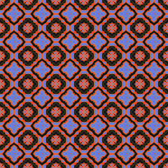 Abstract decorative seamless pattern with geometric shapes. Texture designs can be used for backgrounds, textile, wallpapers, fabrics, gift wrapping, templates. Design Paper For Scrapbook. Vector