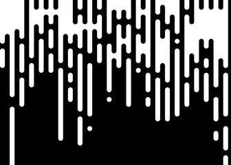 Abstract Rounded Color Lines halftone transition background illustration