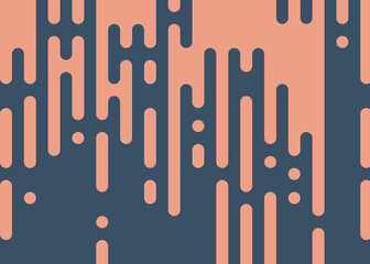 Abstract Rounded Color Lines halftone transition background illustration