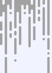 Abstract Rounded Color Lines halftone transition background illustration