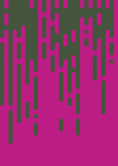 Abstract Rounded Color Lines halftone transition background illustration