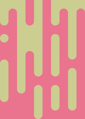 Abstract Rounded Color Lines halftone transition background illustration