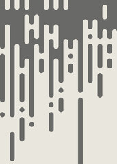 Abstract Rounded Color Lines halftone transition background illustration