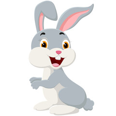 Cute rabbit cartoon 