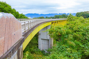 清里大橋、山梨県北杜市清里にて