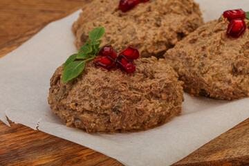 Georgian cuisine - pkhali from beans