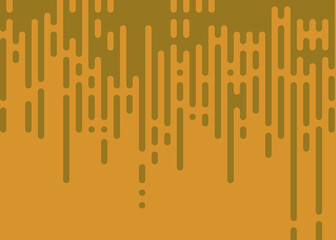 Golden Orange color Abstract Rounded Color Lines halftone transition background illustration