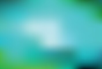 Light Green vector blurred and colored pattern.