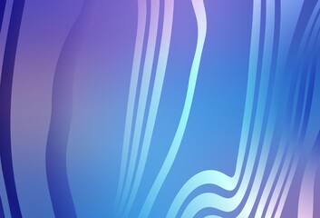 Light Pink, Blue vector layout with curved lines.