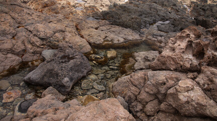 Gran Canaria, landscape north of the island,  hike between San Felipe and Santa Maria de Guia
