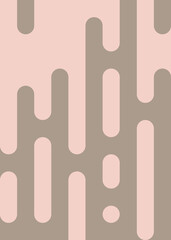 Blush Pink color Abstract Rounded Color Lines halftone transition background illustration