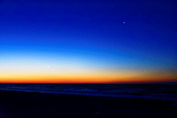 Beautiful sea in the early morning