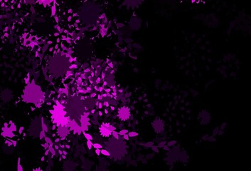 Fototapeta na wymiar Dark Purple vector texture with abstract forms.