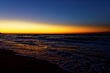 Beautiful sea in the early morning