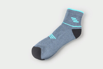 Socks on an isolated gray background
