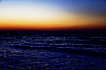 Beautiful sea in the early morning