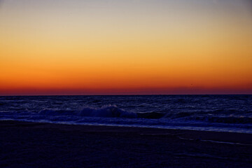 Beautiful sea in the early morning