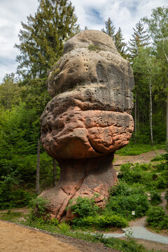 Pilzfelsen bei Zittau in Sachsen