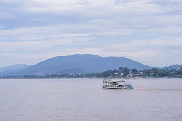Boat on the Mekong River in Chiang Rai, Thailand