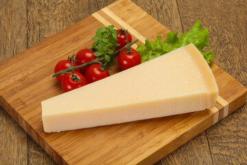 Italian traditional parmesan cheese triangle