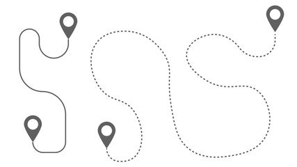 Obraz premium The path to success, the different types of path to the goal