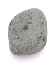 Pebbles and beach findings  isolated on white background