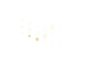 Light Red vector background with bubbles.