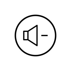 Audio speaker icon for apps and websites