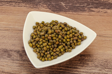 Vegetarian cuisine - dry green lentil