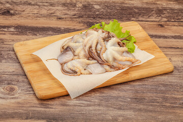 Raw seafood - octopus for cooking