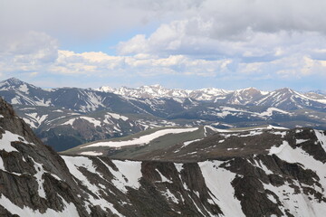Fototapeta na wymiar Scenic view of Mount Evans Colorado