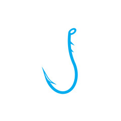 Fishing Hook icon vector