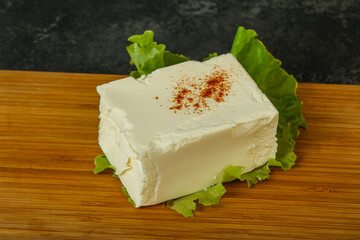 Greek traditional soft feta cheese