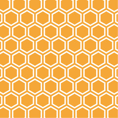 亀甲模様　日本伝統模様　オレンジ　4