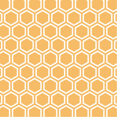 亀甲模様　日本伝統模様　オレンジ　5