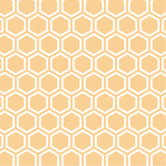 亀甲模様　日本伝統模様　オレンジ　6