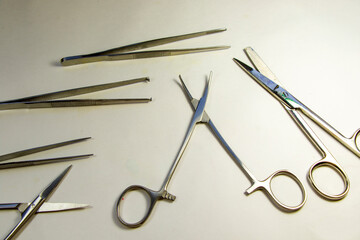 Dissection Kit - Premium Quality Stainless Steel Tools for Medical Students of Anatomy. Surgery instruments. Operation scissors.