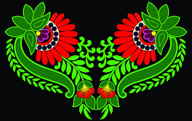 Hungarian beautiful folk art, floral decoration
beautiful flower illustration
