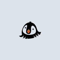 Penguin Logo template design,