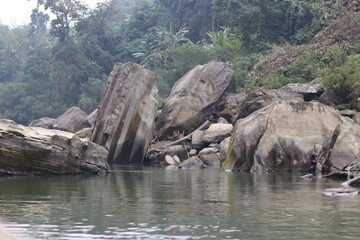 Stone of sangu at Bandarban