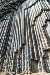 Symphony of Stones, Basalt columns formation along Garni gorge, Kotayk Province, Armenia, Caucasus, Middle East, Asia